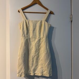 Wilfred Butter Yellow Mini Dress